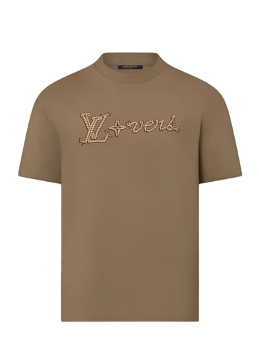 LV Embroidered Signature Cotton T-Shirt