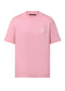 LV Embroidered Signature Short-Sleeved Cotton Crewneck Pink