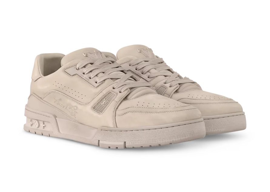 Louis Vuitton Trainer Distressed "Beige"