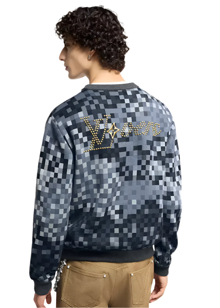 LV Vers Damoflage Jacquard Pullover