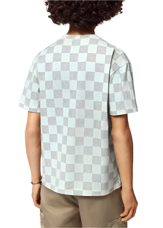 LV Printed Short-Sleeved Cotton T-Shirt