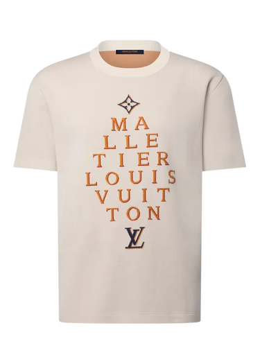Louis Vuitton Short-Sleeved Signature Crewneck