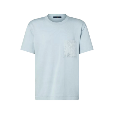 Louis Vuitton T-Shirt With Technical Signature Details "Artic Ice"