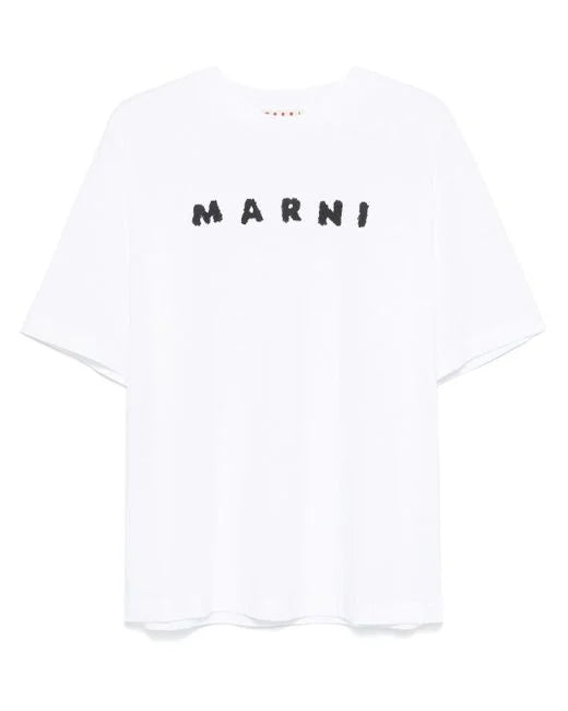 Marni Logo Printed Crewneck T-Shirt