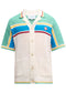 Casablanca Crocheted cotton tennis shirt