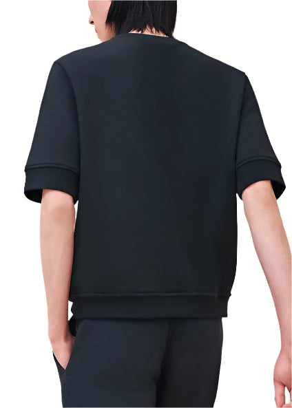 Hermes t-shirt with leather detail