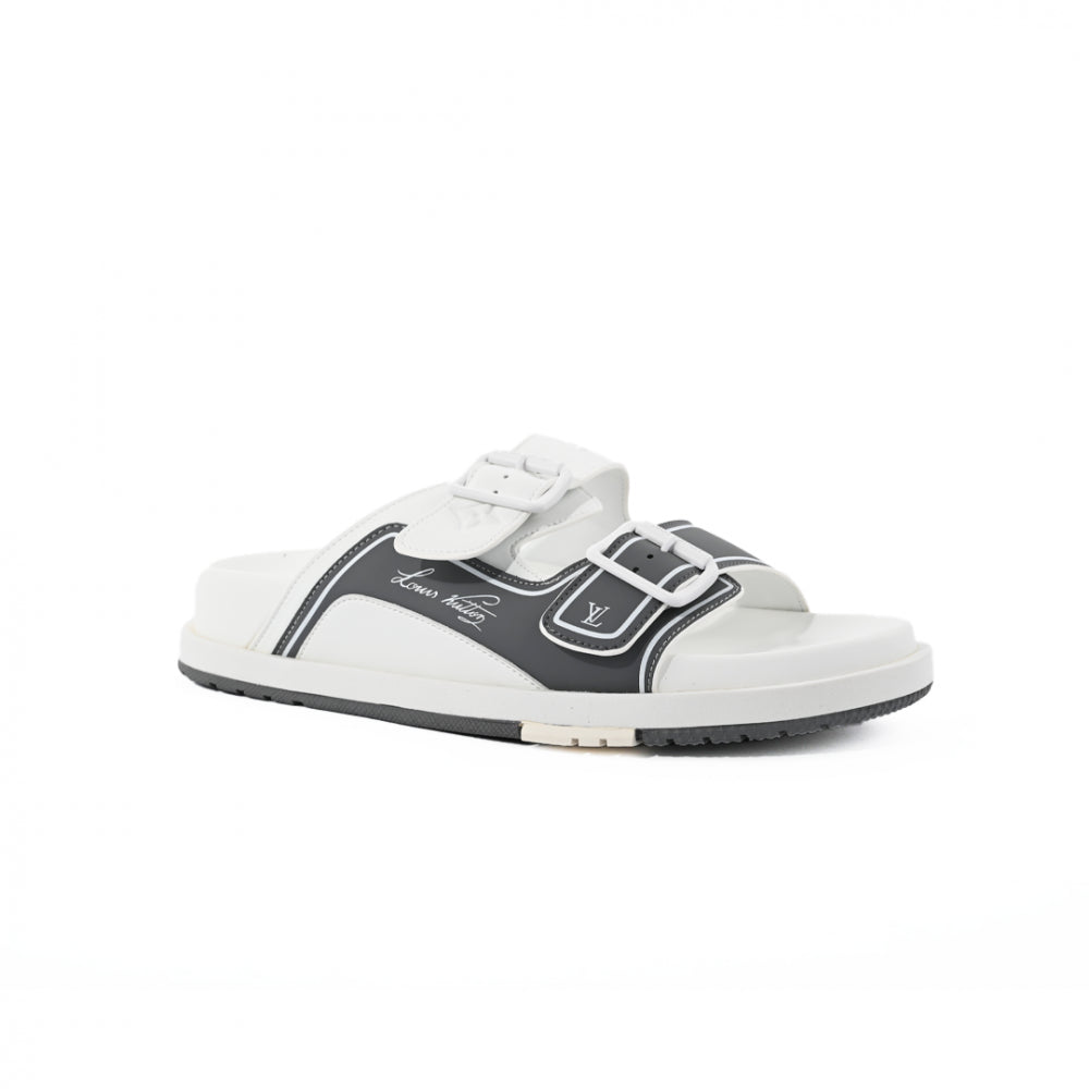 LV Louis Vuitton sandals "White"