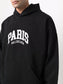 Balenciaga Paris logo embroidered hoodie