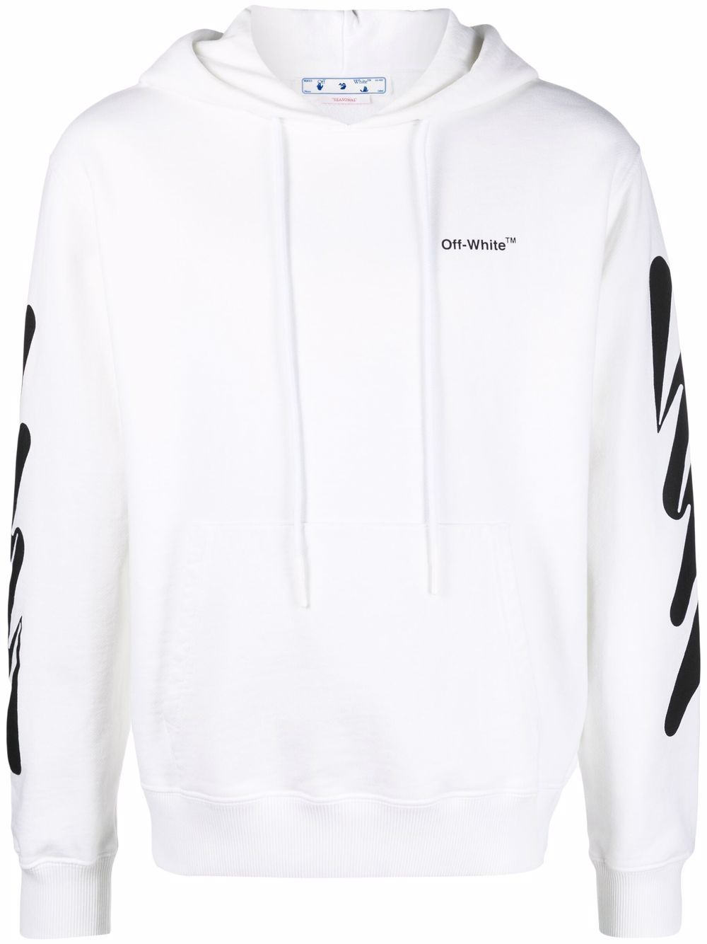 Off-White Wave Diag printed hoodie