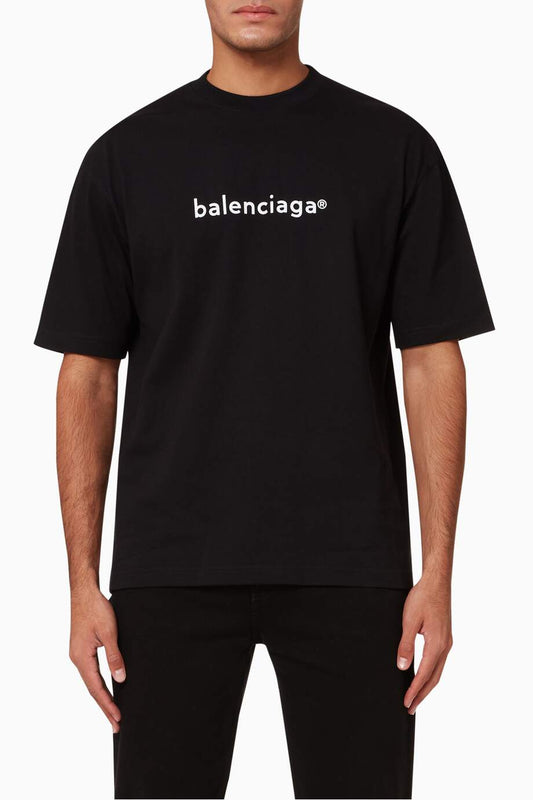 BALENCIAGA Copyright Medium Fit Vintage Jersey T-Shirt