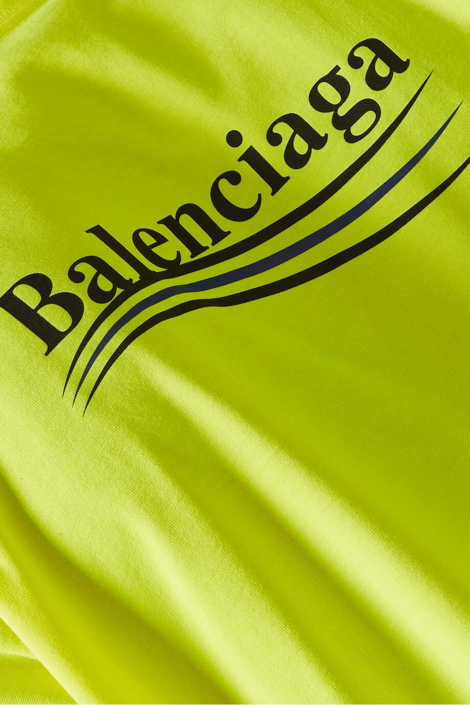 BALENCIAGA Political Campaign Large Fit T-Shirt in Vintage Jersey