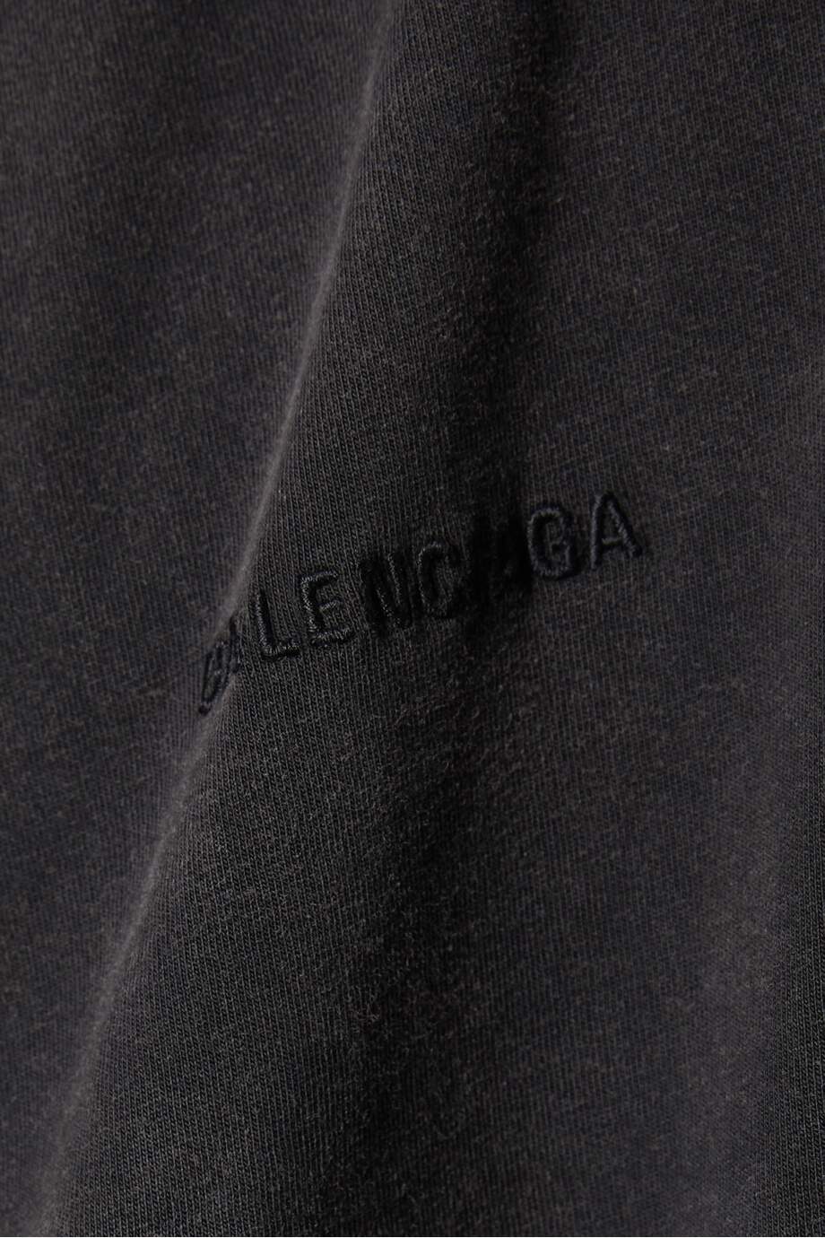 BALENCIAGA Logo Medium Fit T-shirt in Vintage Cotton Jersey