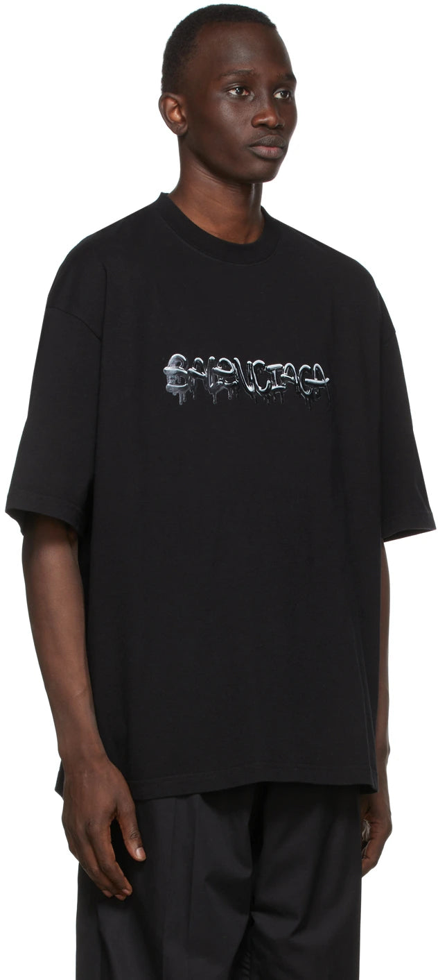 BALENCIAGA Black Slime T-Shirt