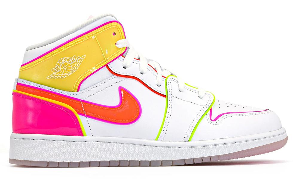 Air Jordan 1 Mid GS "Edge Glow"