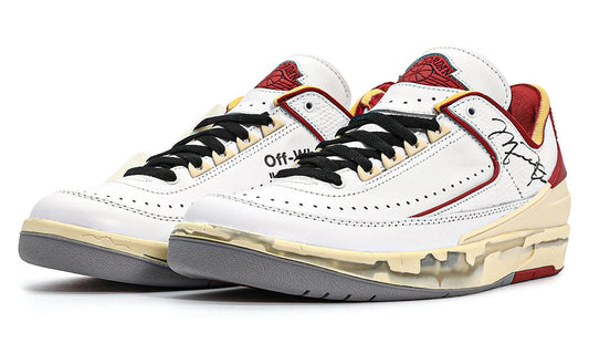 Air Jordan 2 Low x Off-White "White and Varsity Red"