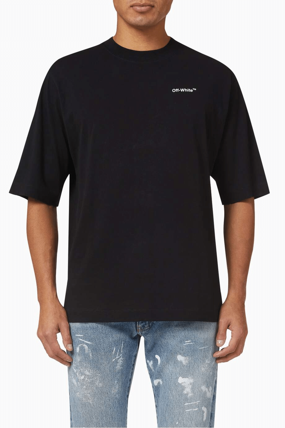 OFF-WHITE Caravaggio Crownin Skate T-shirt in Cotton