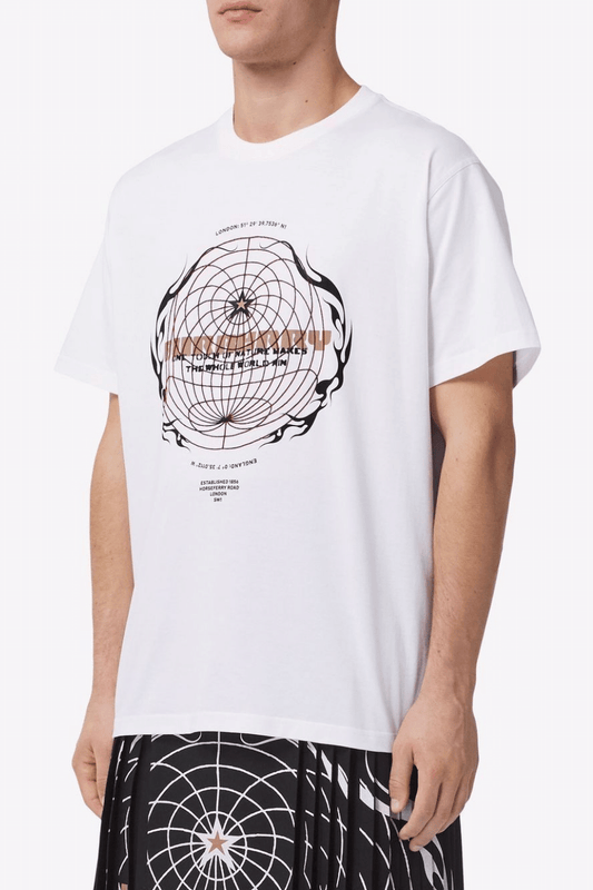 Burberry Printed cotton t-shirt