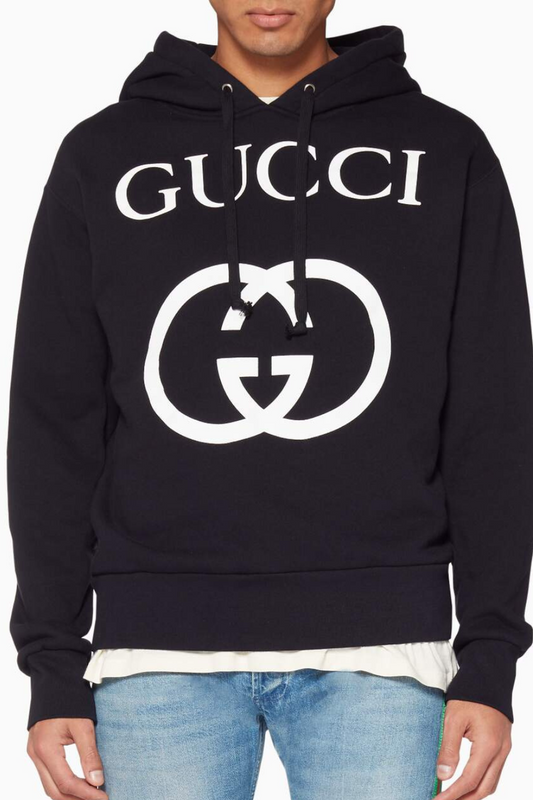 GUCCI GG-print cotton-jersey hoodie